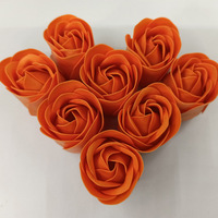 Sabun Bunga Mawar Tiga Lapis Aromaterapi untuk Hadiah Valentine Dekorasi Pernikahan OEM ODM Label Pribadi