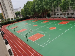 Trường học sử dụng tổng hợp cao su bóng rổ Tòa Án sàn hệ thống nhà máy bán hàng trực tiếp SPU chất liệu - Product Image 3