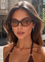 Lunettes de soleil carrées noires à monture intégrale avec verres en PC et protection UV400, colorées, tendance, durables, unisexes, pour les voyages