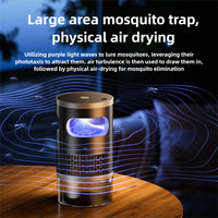 Lampe anti-moustiques portable à lumière violette, piège à insectes volants à faible bruit, alimenté par USB, pour la maison et le bureau