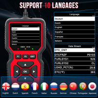 Nouveau scanner de code de diagnostic automobile ELM327 OBDII/EOBD V519 OBD2