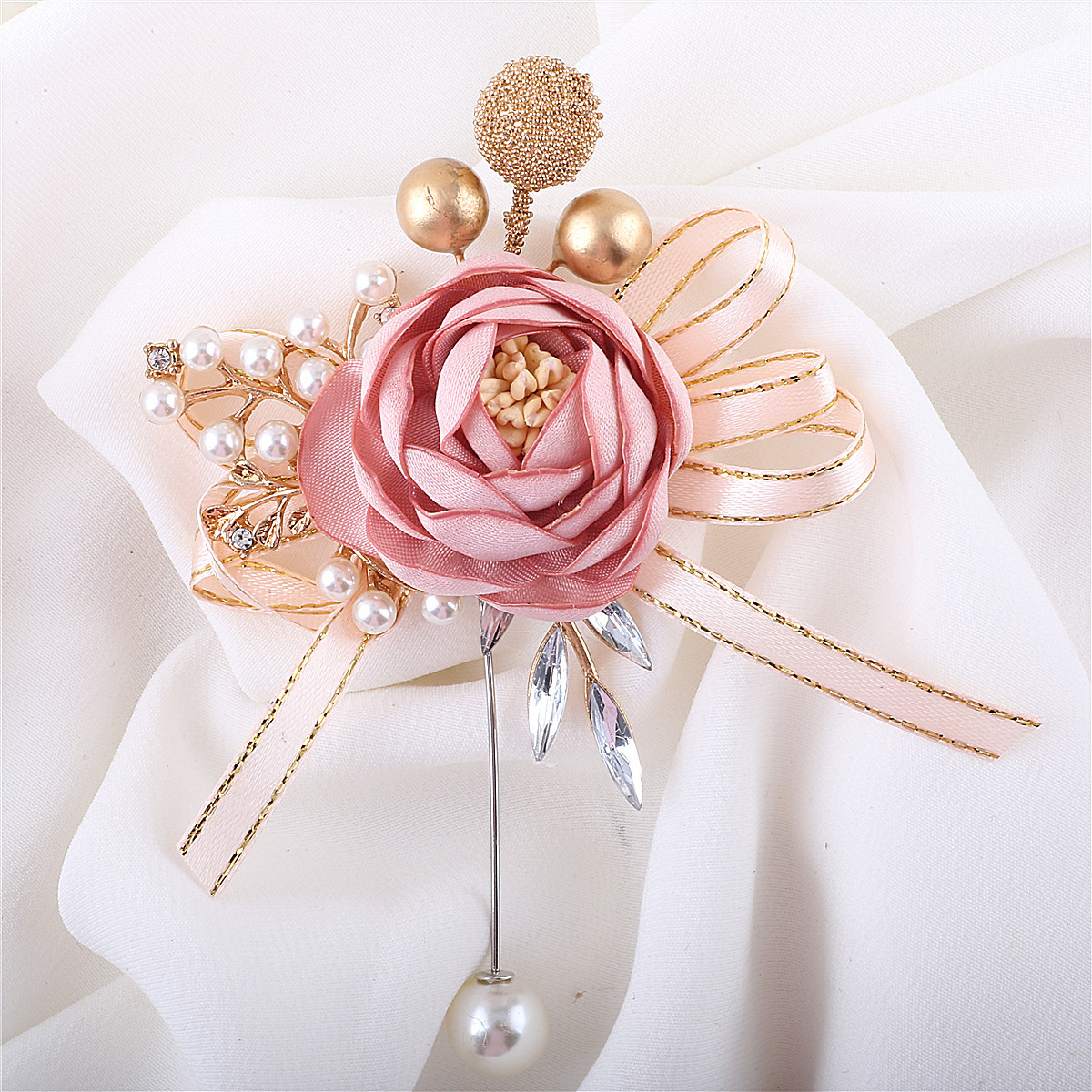champagne pink 5   Corsage