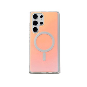 Samsung S25 S26 Ultra Tpu Magnetic Case Laser Gradient Frosted Chameleon With <b>Ring</b> Holder For Samsung <b>Phone</b> Protection - Product Image 3