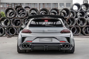 Parachoques delantero de cuerpo ancho mejorado, parachoques trasero, guardabarros de cuerpo ancho, faldón lateral, kit de carrocería para estilo Volkswagen Scirocco <span class=keywords><strong>ASPEC</strong></span> - Product Image 6