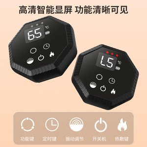Masseur de cheville intelligent avec chauffage électrique, vibrations, chaleur, sans fil, rechargeable, pour le soin des pieds et le soulagement de la douleur - Product Image 3