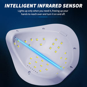 ชุดทำเล็บแบบเจล UV ชุดยาทาเล็บพร้อมสีอะคริลิค12สีเครื่องมือทำเล็บ - Product Image 6