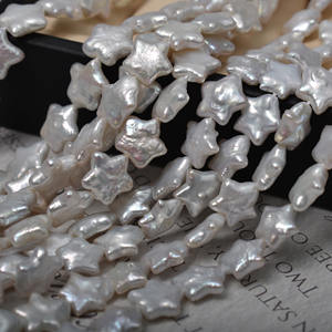 Collar y Pendientes de Perlas Pentagrama Completas de Estilo Barroco, Accesorios de Bricolaje, Perlas Sueltas Naturales de Agua Dulce - Product Image 3