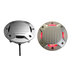 Feu de signalisation LED filaire à montage au sol, visibilité à 360°, indice IP68, pour rondes de circulation, îlots de circulation et zones multidirectionnelles - Product Image 2