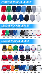 OEM personalizado de alta calidad 2026 poliéster Hockey sobre hielo Jersey adolescentes ropa deportiva Transferencia de Calor impresa 180g al por mayor - Product Image 6