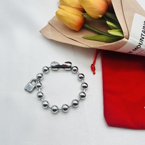Braccialetti in Acciaio Inox AB con Perline, Gioielli Uno 50, <span class=keywords><strong>Bracciale</strong></span> a <span class=keywords><strong>Fiocco</strong></span> <span class=keywords><strong>di</strong></span> <span class=keywords><strong>Neve</strong></span>, Fatto a Mano in Spagna, Moda Donna Joyeria - Product Image 5