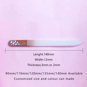 Lime à ongles en verre cristal de qualité professionnelle pour manucure, douce et efficace, ne s'abîme jamais - Product Image 6