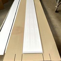 HOMEY DECORATION Panel de diseño pop PVC impermeable techo de madera falso techo para pasillo