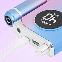 Offre Spéciale : Ponceuse à Ongles Électrique Sans Fil Rechargeable, Colorée, Haute Puissance, Faible Bruit, Outil de Polissage et de Coupe des Ongles