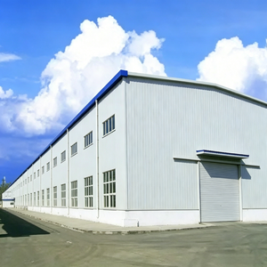 Structure en acier Q355B haute résistance pour entrepôt, parc industriel préfabriqué, atelier <span class=keywords><strong>de</strong></span> fabrication moderne, locatif - Product Image 1