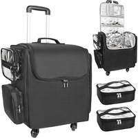 Trolley pour maquilleur, valise à maquillage, sac à maquillage grande capacité