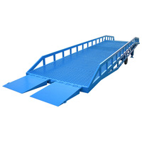 Niveleur de quai mobile Uni-Silent de 6 tonnes, pont d'accès, chariot élévateur, rampe de chargement de conteneurs, DCQ-6