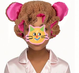 Bonnet de nuit en satin doux et soyeux, ajustable, pour femmes aux cheveux longs et bouclés, idéal comme cadeau promotionnel - Product Image 4
