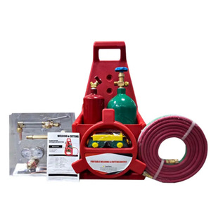 Kit de chalumeau de soudage et de découpe avec réservoirs rechargeables, vanne de réduction de pression d'oxygène, usage industriel WQ 01 - Product Image 4
