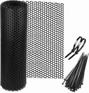 Grillage en plastique pour poulets 15,7 po x 10 pi, clôture en treillis métallique plastique, filet <span class=keywords><strong>de</strong></span> <span class=keywords><strong>jardin</strong></span>, barrière <span class=keywords><strong>de</strong></span> clôture pour volailles et chiens - Product Image 4