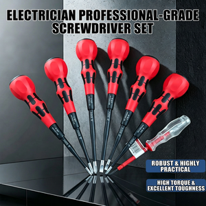 7Pc Industrial Insulated <b>Screwdriver</b> Set Cross Flat Head 500V Anti-Slip Handle For Electrical Repair - Product Image 5