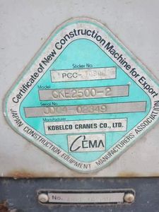 Grue sur chenilles chinoise CKE2500 de 44 tonnes de haute qualité, équipement de construction d'occasion économique, machine de terrassement à moteur - Product Image 4