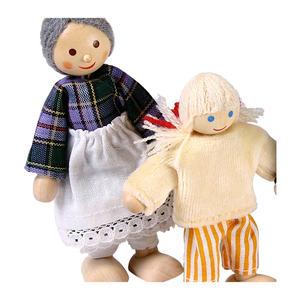 Head Doll Puppet Toy Wooden Doll Hot <strong>Sale</strong> Wooden Family <strong>for</strong> <strong>Dollhouse</strong> Wooden Mini Furniture Set Toys <strong>Dollhouse</strong> High Five 1000 3+ - Product Image 2