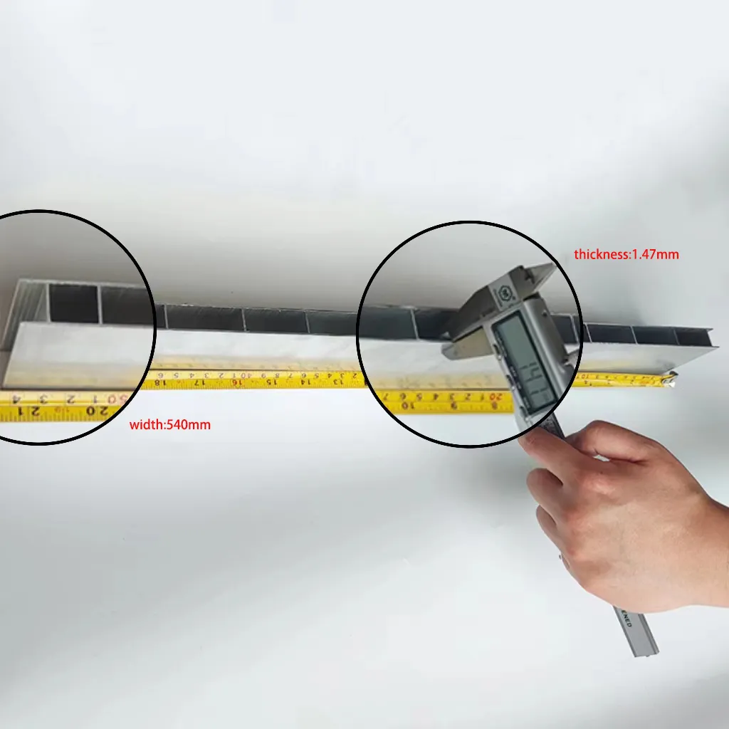 Lower Cost Large Size Aluminum Profile With Thin Thickness Custom Industrial Aluminum Extrusion Profile