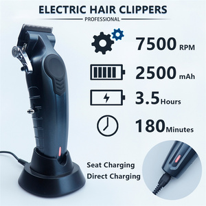 Máquina Cortadora de Pelo Profesional <span class=keywords><strong>para</strong></span> <span class=keywords><strong>Hombre</strong></span>, Recargable por USB, <span class=keywords><strong>para</strong></span> Barbería - Product Image 2
