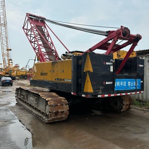 100% China Crawler <b>Crane</b> Lifting Capacity 55 Ton Used Crawler <b>Crane</b> in India Sale in Shanghai for SANY SCC550A-6 - Product Image 1