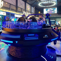 Simulateur de chaise VR UFO, Montagnes russes VR 360, Équipement de jeu rotatif pour parc d'attractions VR, Machine de jeu d'arcade pour parcs de trampolines
