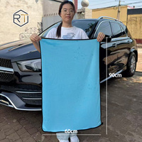 Serviette de séchage automobile en microfibre torsadée de qualité professionnelle, 1200 g/m², super absorbante, avec étiquette privée OEM