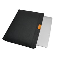 Housse pour ordinateur portable en cuir PU à fermeture magnétique pour MacBook, texture litchi, étui de protection antichoc