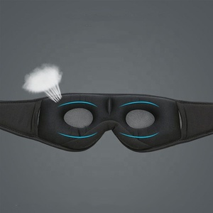 Masque de sommeil 5.0 avec écouteurs Bluetooth sans fil intégrés, en mousse épaisse personnalisée, pour voyage et musique - Product Image 6