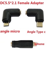 Connecteur adaptateur DC femelle 5.5x2.1mm vers mâle 6.3x4.0mm 6.2x3.0mm 5.5x2.5mm 5.5x2.1mm 5.5x1.7mm 4.8x1.7mm 4.0x1.7mm 3.5x1.35mm