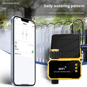 WiFi Remote Control Solar Powered Automatic Flower Watering Device Universal Adjustable Plastic Atomizing Sprinkler for Garden - Product Image 3