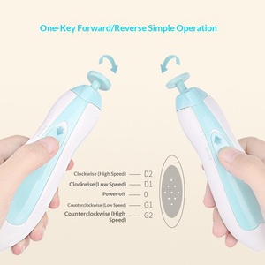 Lime à ongles électrique anti-pincement pour nouveau-né, coupe-ongles pour bébé, coupe-ongles pour manucure - Product Image 3