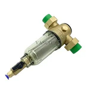 High quality Whole house large flow main pipeline brass pre-filter G1/2 3/4 1 connector pre- filters