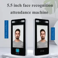 Système de contrôle d'accès biométrique par empreinte digitale 5,5 pouces, étanche, avec reconnaissance faciale