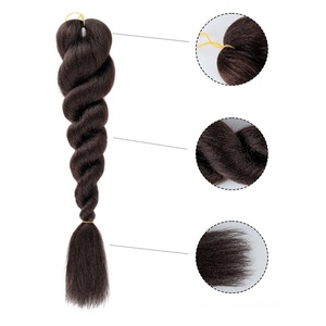 <span class=keywords><strong>Trenzas</strong></span> <span class=keywords><strong>de</strong></span> Cabello Rizado Más Vendidas, Brillantes, Hermosas y Gruesas, <span class=keywords><strong>Trenzas</strong></span> <span class=keywords><strong>de</strong></span> Fibra Sintética - Product Image 6