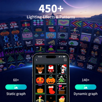 Rideau lumineux intelligent RGB USB, lumières décoratives pour mariage, Noël, extérieur, intérieur, mur