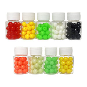 <span class=keywords><strong>Kilo</strong></span> Pack Soft TPR Flotante Hundimiento Olor Señuelo Bola flotante Cebo Material suave Cuentas suaves y tapones en T - Product Image 1