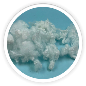 7Dx64mm Virgin/recycle HCS Polyester Fiber Polyfill Stuffing Polyester Staple Fiber Siliconized