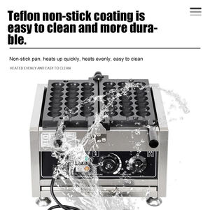 Nouveau fabricant de gaufres et de brochettes électriques commerciales avec fonction bonbons <span class=keywords><strong>pomme</strong></span> Machine à gâteau ronde facile à utiliser 220V/110V - Product Image 4