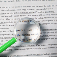 45MM Acrylic Colored Handheld Magnifying Glass 10X Magnification for Reading and Learning Holiday Gift
