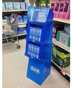 Tùy chỉnh giấy cầm tay bàn chải đánh răng điện <span class=keywords><strong>Pop</strong></span> bán lẻ các tông hiển thị đứng kệ cho bàn chải đánh răng kem đánh răng - Product Image 3