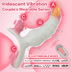 10 modos vibrador con control remoto cabeza de calefacción punto A estimular vibrador de silicona chica masturbador lesbiana juguetes sexuales al por mayor - Product Image 3