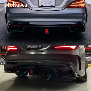 Pour Mercedes CLA-Class W117 C117 – Diffuseur arrière style PK en fibre de carbone pour pare-chocs 2013-2020 - Product Image 2