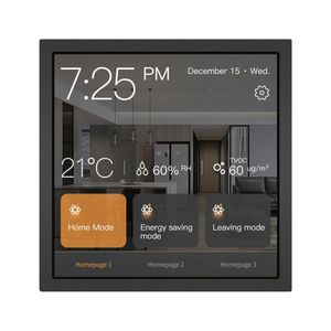 Interruptor de Pared Inteligente para el Hogar de Alta Calidad, Pantalla Táctil HD de 4 Pulgadas y 720 x 720P para Funciones de Interfaz, Conexión con Control KNX - Product Image 1