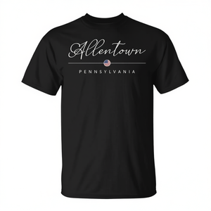Camiseta promocional de Allentown, Pensilvania, con diseño de Allentown - Product Image 2