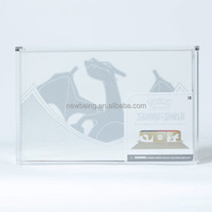 Boîte d'entraînement Elite personnalisée avec couvercle magnétique, étui portable en acrylique pour boosters <span class=keywords><strong>Pokémon</strong></span>, pour le rangement - Product Image 3